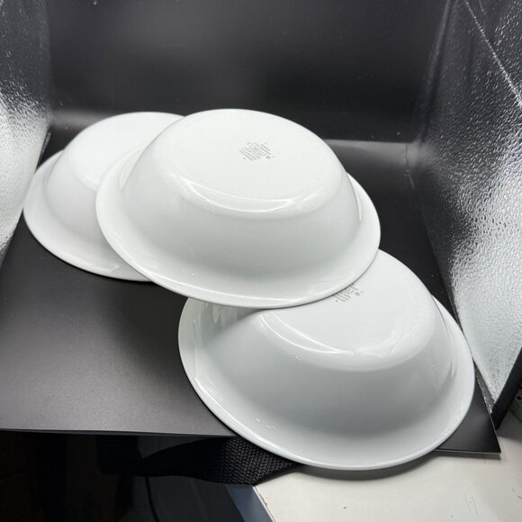 Corelle Vitrelle Gray Stripe to Match Urban Grid Pattern Cereal Bowls Retired - Picture 2 of 7